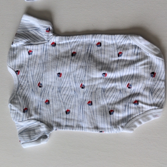 Rene Rofe Sails Print Newborn Infant Bodysuit Onesies * 0-3M - Picture 4 of 9